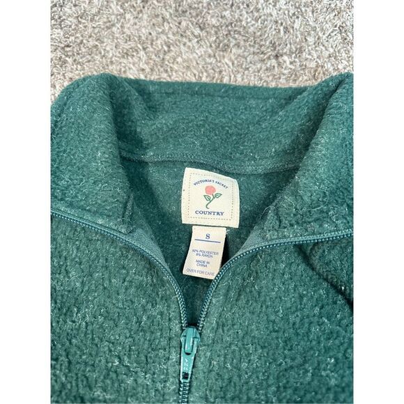 Vintage Victoria’s Secret Country Collection 1/4 Zip Pullover Floral Embroidered - Picture 3 of 10